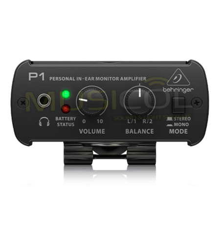 מגבר אוזניות אישי 2 כניסות BEHRINGER P1