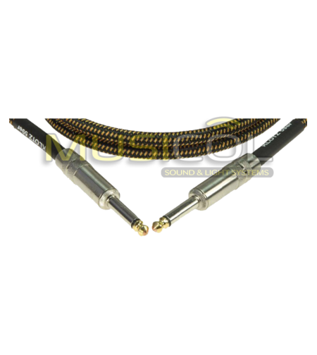 כבל גיטרה מצופה בד באורכים שונים KLOTZ VINTAGE