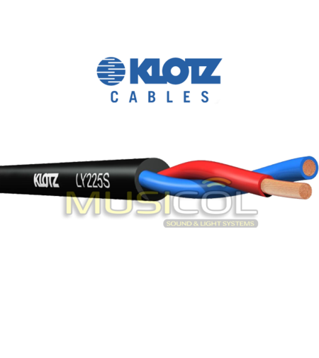 גלגל כבל רמקול 2X2.5 באורכים שונים LY225S