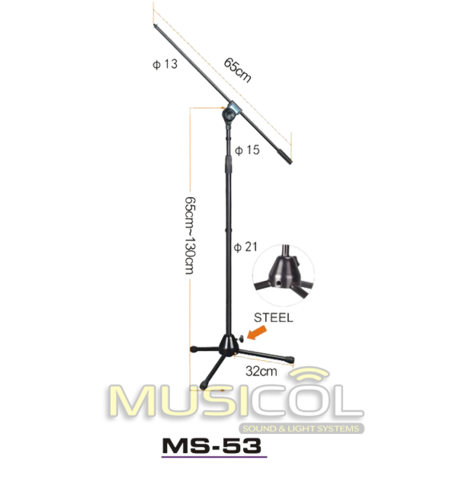 סטנד מיקרופון AR ACOUSTIC MS-53