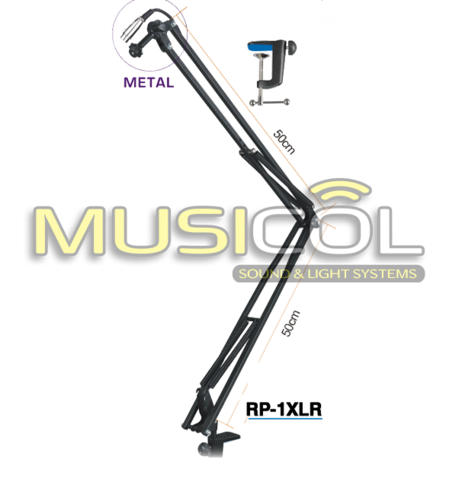 סטנד מיקרופון שולחני AR ACOUSTIC RP-1XLR