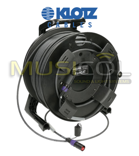 כבל רשת על גלגלת 80 מטר KLOTZ RC5UEE080B