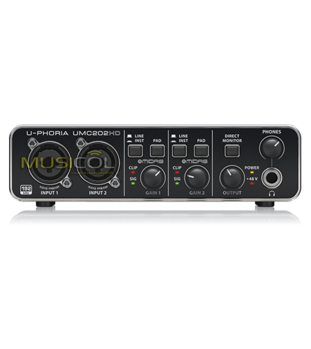 כרטיס קול BEHRINGER UMC202HD