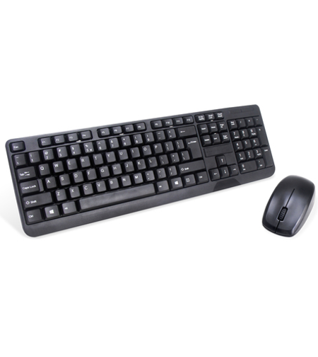 Wireless keyboard and mouse set Silver Line WKM-1603 Black color