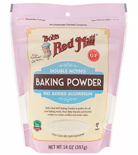 אבקת אפייה - גלוטן וללא שימוש באלומיניום