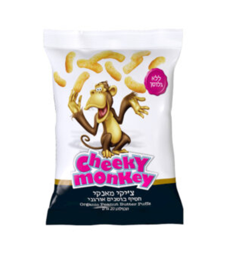 צ'יקי מאנקי חטיף בוטנים אורגני שובב