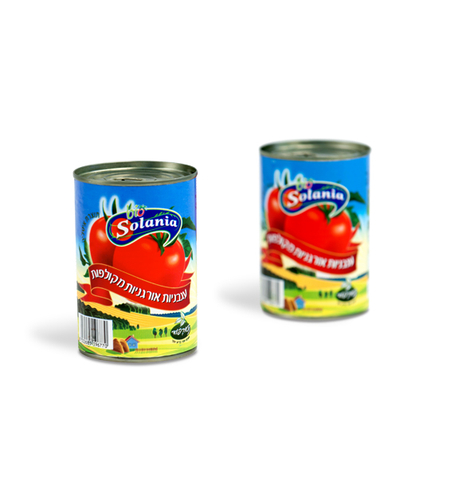 סולניה - עגבניות אורגניות מקולפות