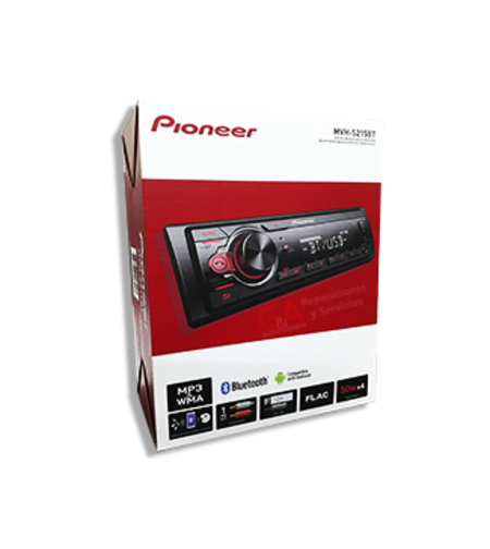 רדיו דיסק לרכב כולל בלוטוס PIONEER MVH215BT BT USB