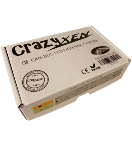 זוג נורות טורבו לד לרכב - אור דרך לבן K6000