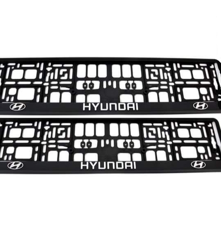 זוג מסגרות למספר רישוי לרכב בהטבעה (מגוון סוגי רכבים)