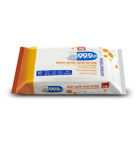 99.9% מטליות רצפה 10יח