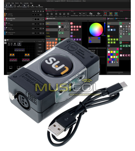 ממשק תאורה 256 ערוצים SUNLITE3-BC