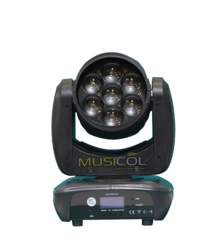 פנס לד זום ZOOM7 7X15W 