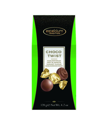 CHOCO TWIST - HAZELNOOTSMAAK - אוגזי לוז