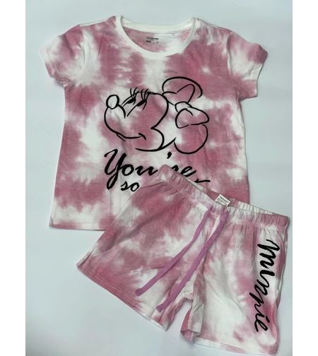 פיג'מה דלתא שורט\חולצה בנות (14-18)