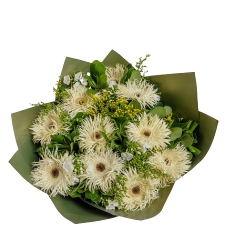 זר גרברות לבן