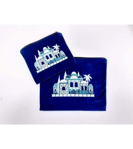 נרתיק ירושלים כחול