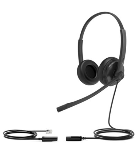 מערכת ראש (אוזניה) למחשב - אוזניות חוטיות עם מיקרופון Yealink UH36 B USB