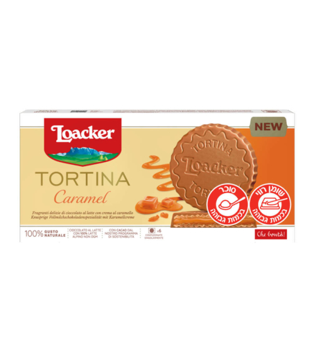 Loacker - TORTINA - לוהקר שוקולד חלב קרמל