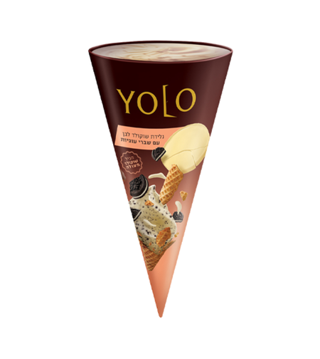 טילון YOLO - שוקולד לבן ושברי עוגיות