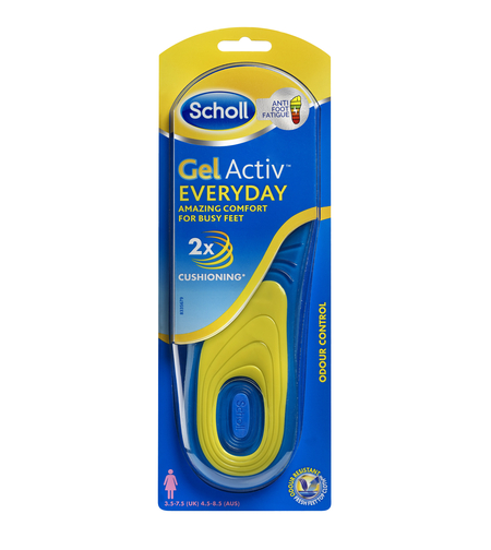 רפידות ג'ל שול לנעלי יום-יום לנשים