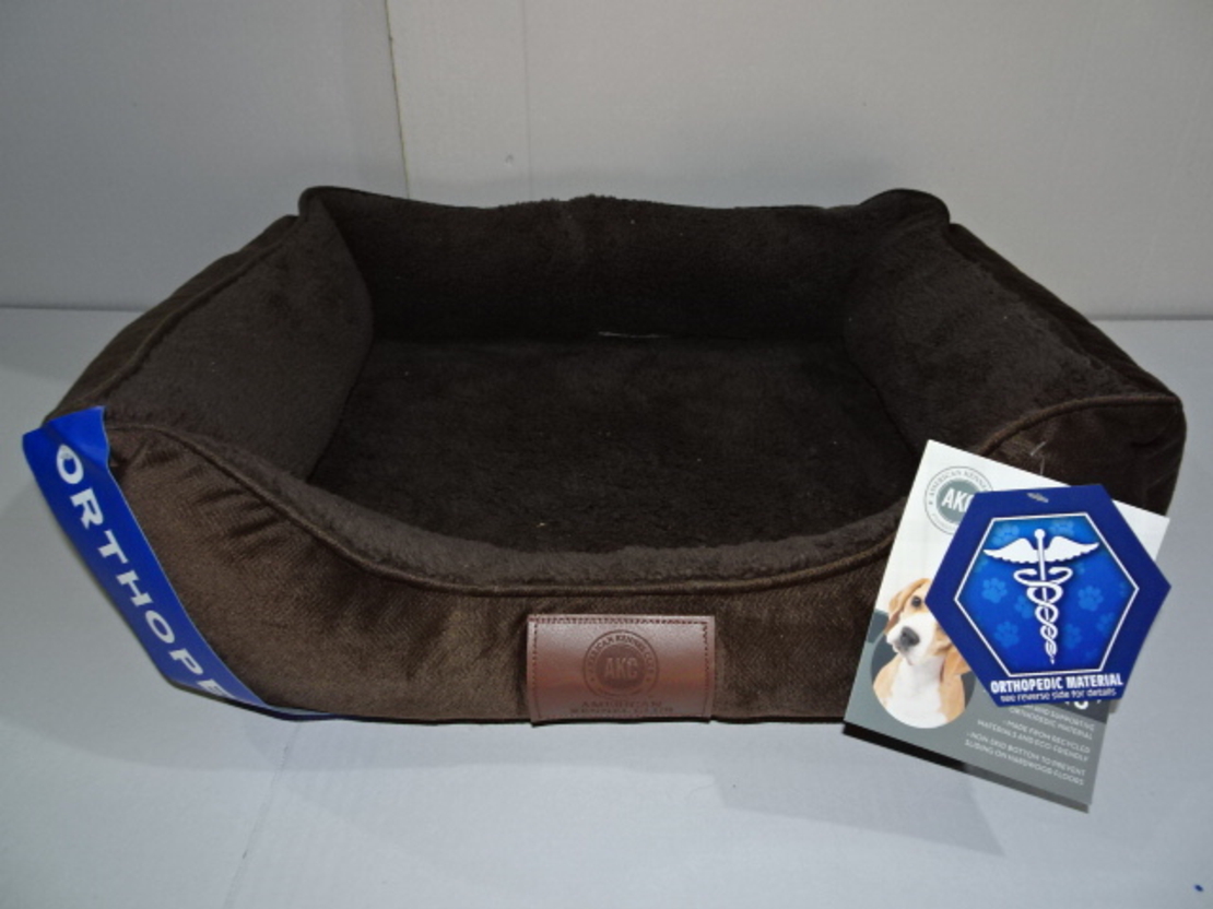 מיטה לכלב קטן, אורטופדית, פרוותית קטיפתית  AKC
