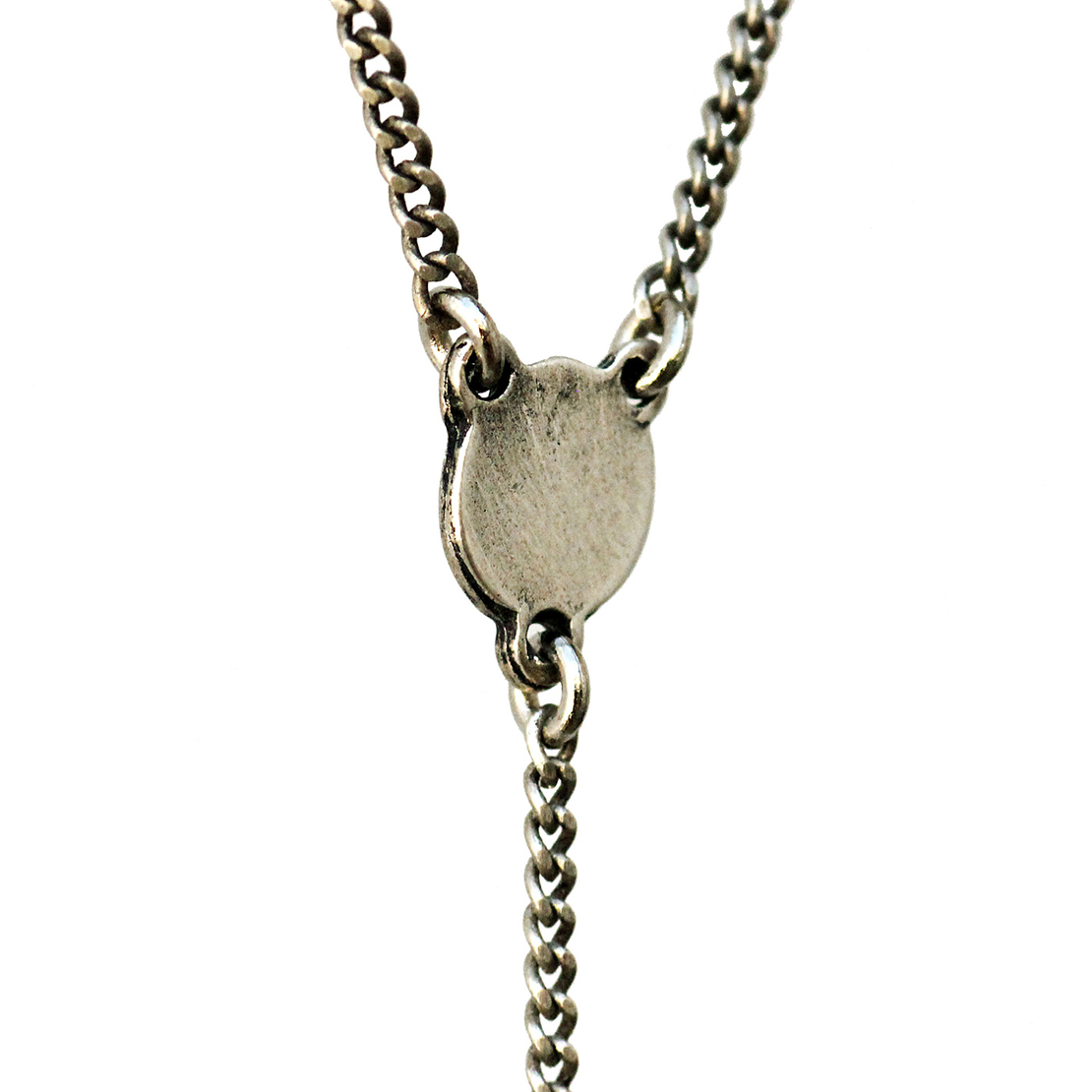 שרשרת רוקי - אדום כסף