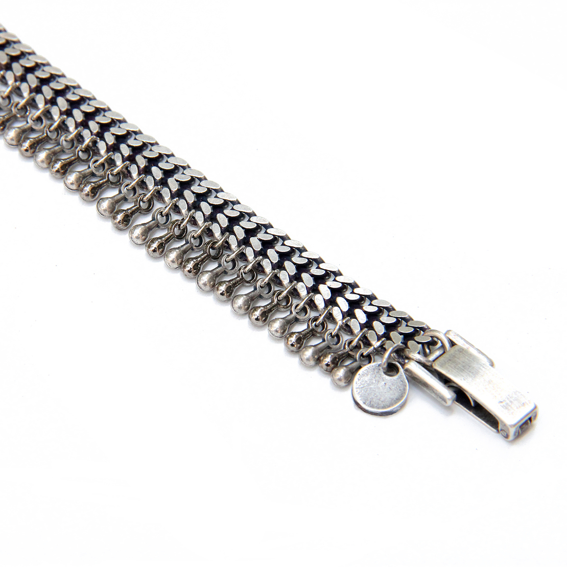 צמיד טיפות - כסף