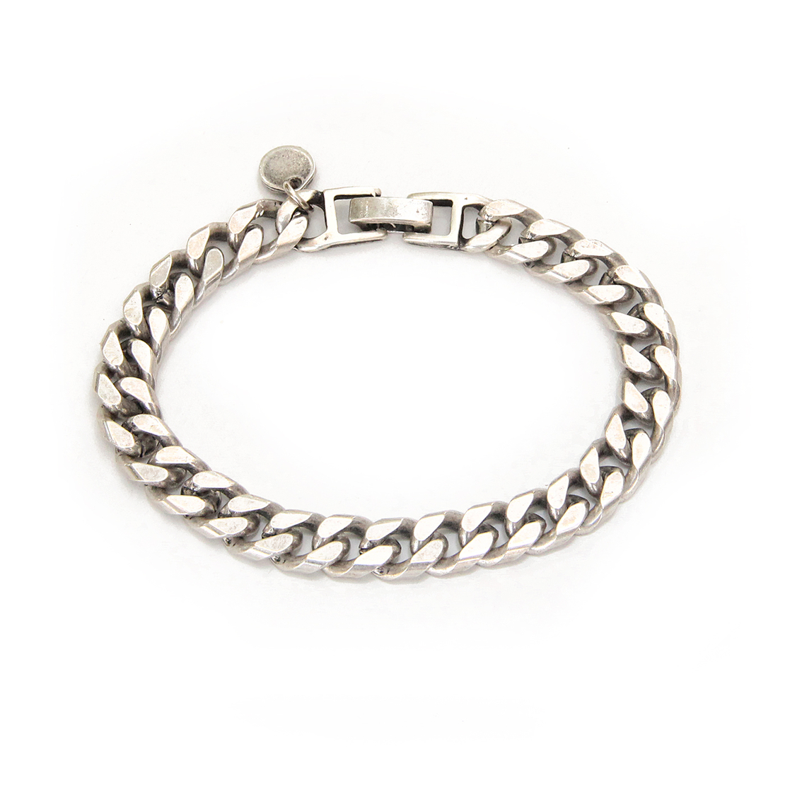 צמיד גורמט דק כסוף 