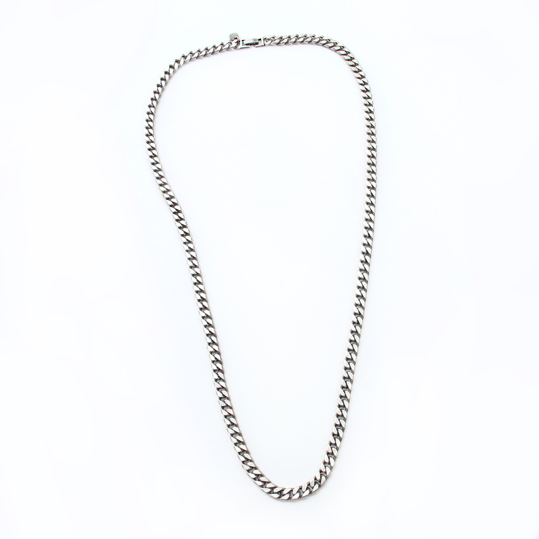 שרשרת גורמט דק - כסף מט 