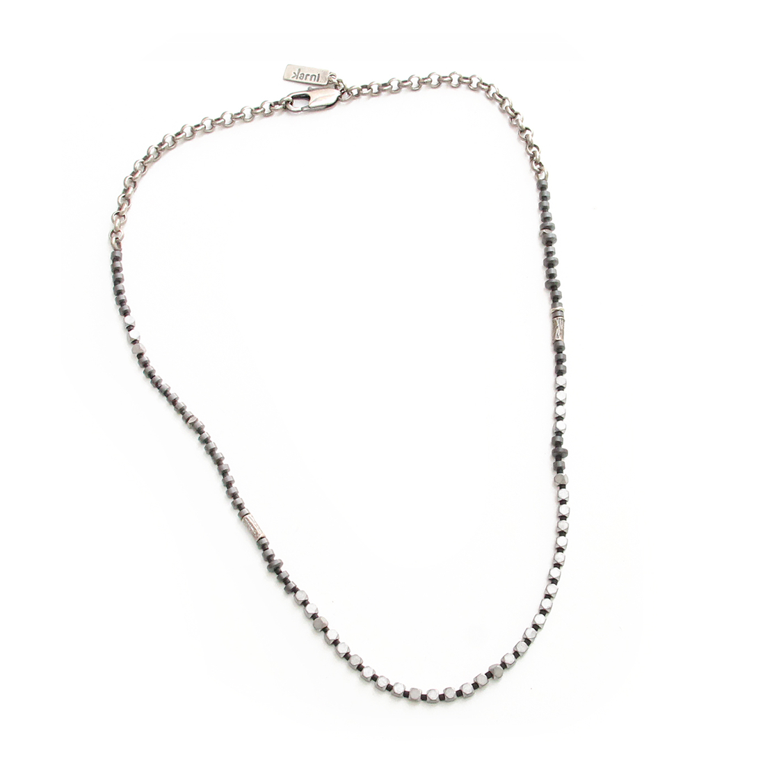 שרשרת גל - אפור בהיר/כהה, שחור