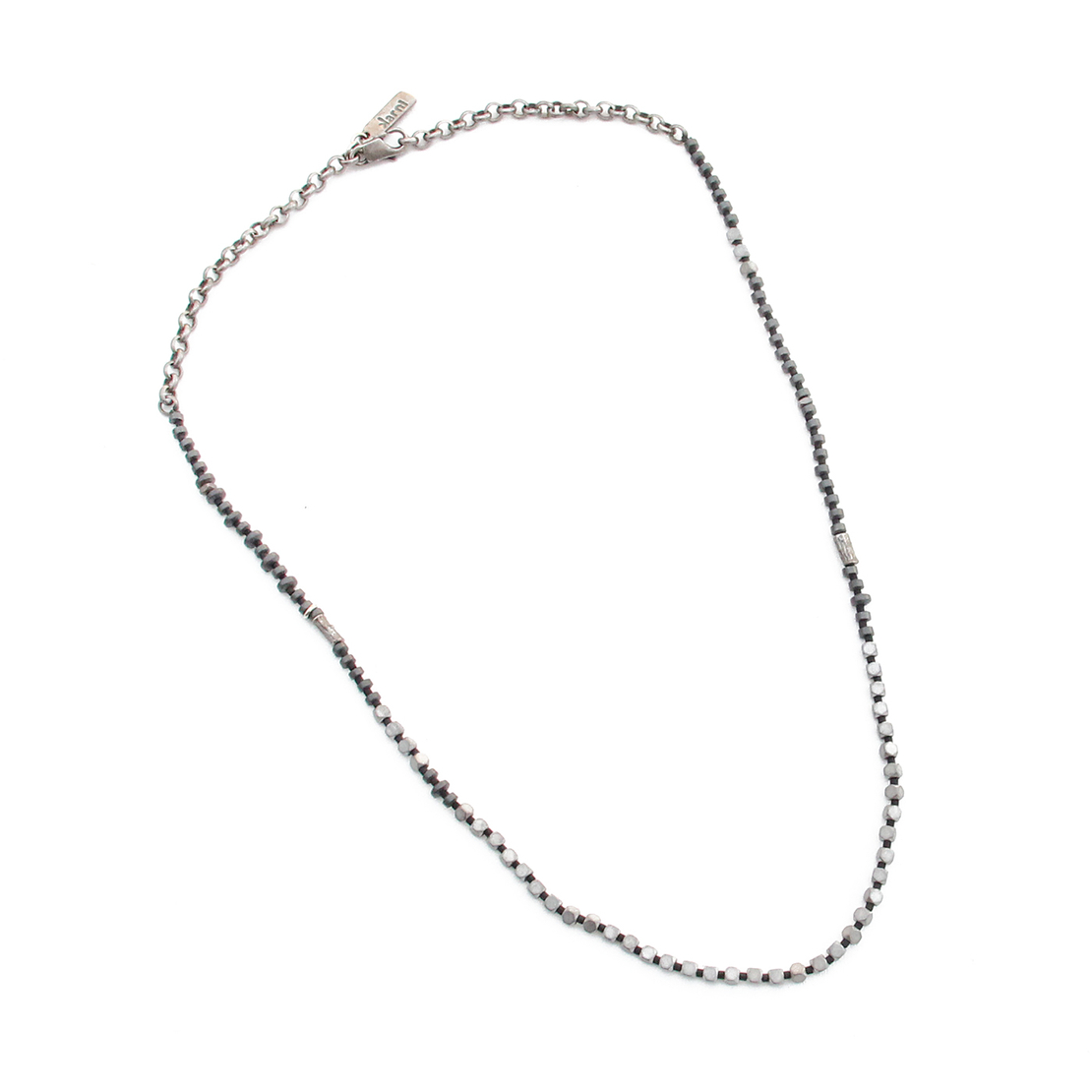 שרשרת גל - אפור בהיר/כהה, שחור