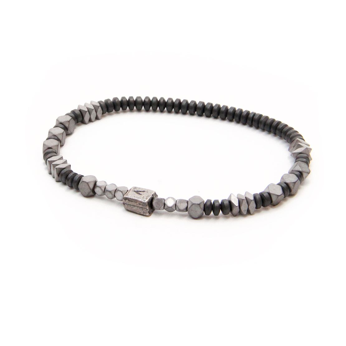 צמיד וי גברים - המטייט, כסף