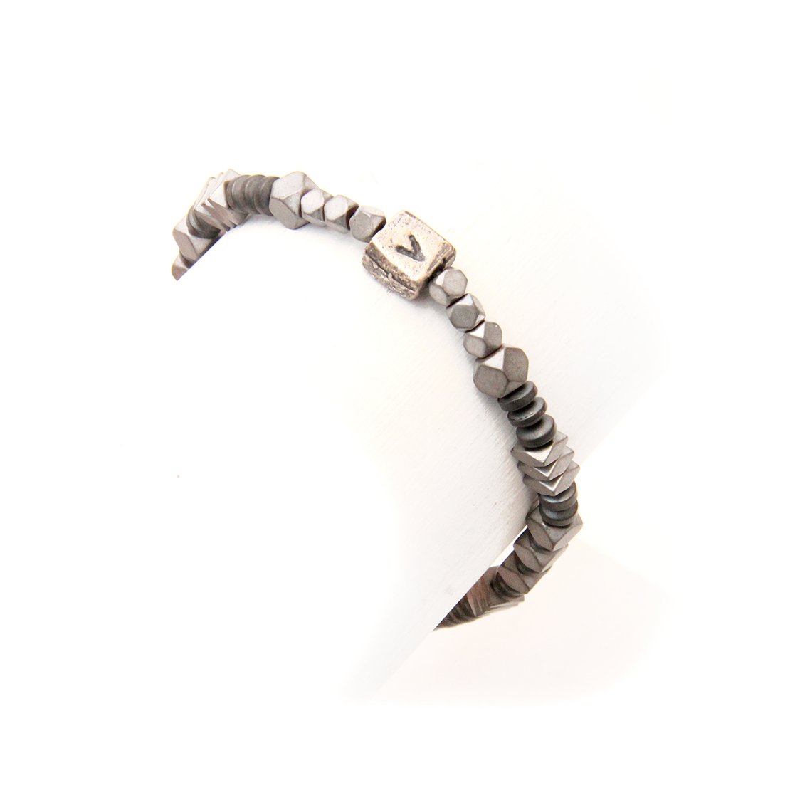 צמיד וי גברים - המטייט, כסף