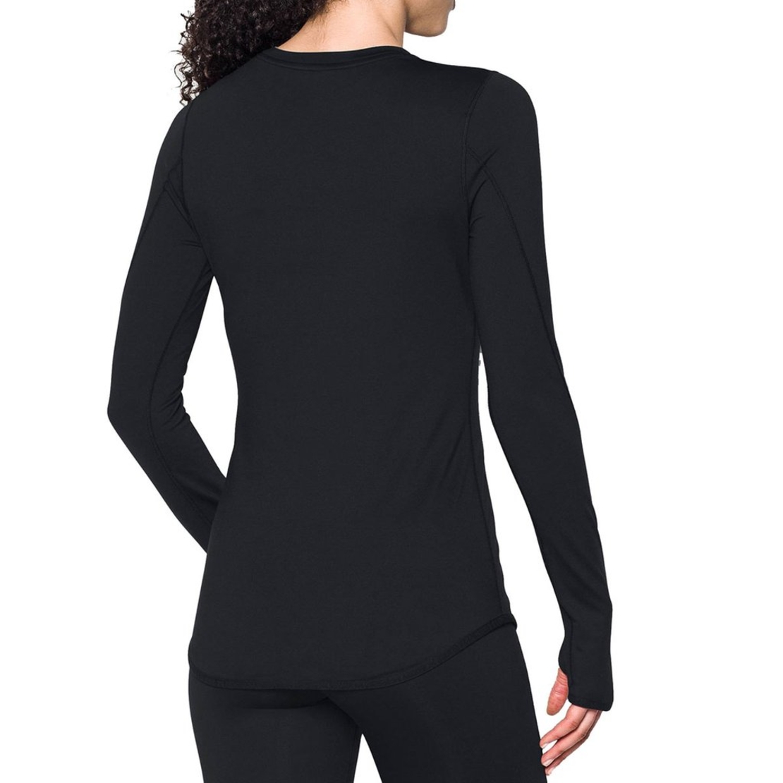 חולצת אנדר ארמור Under Armour Women's Black ColdGear Armour Crew 