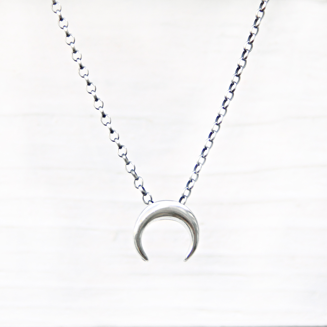 שרשרת לונה - כסף 925 