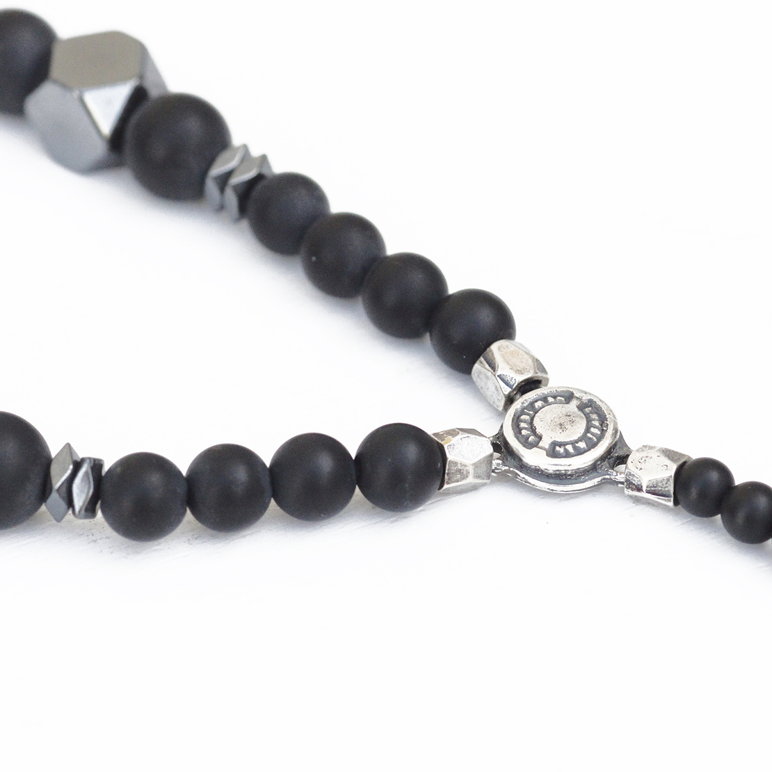 שרשרת בוהו - שחור, כסף