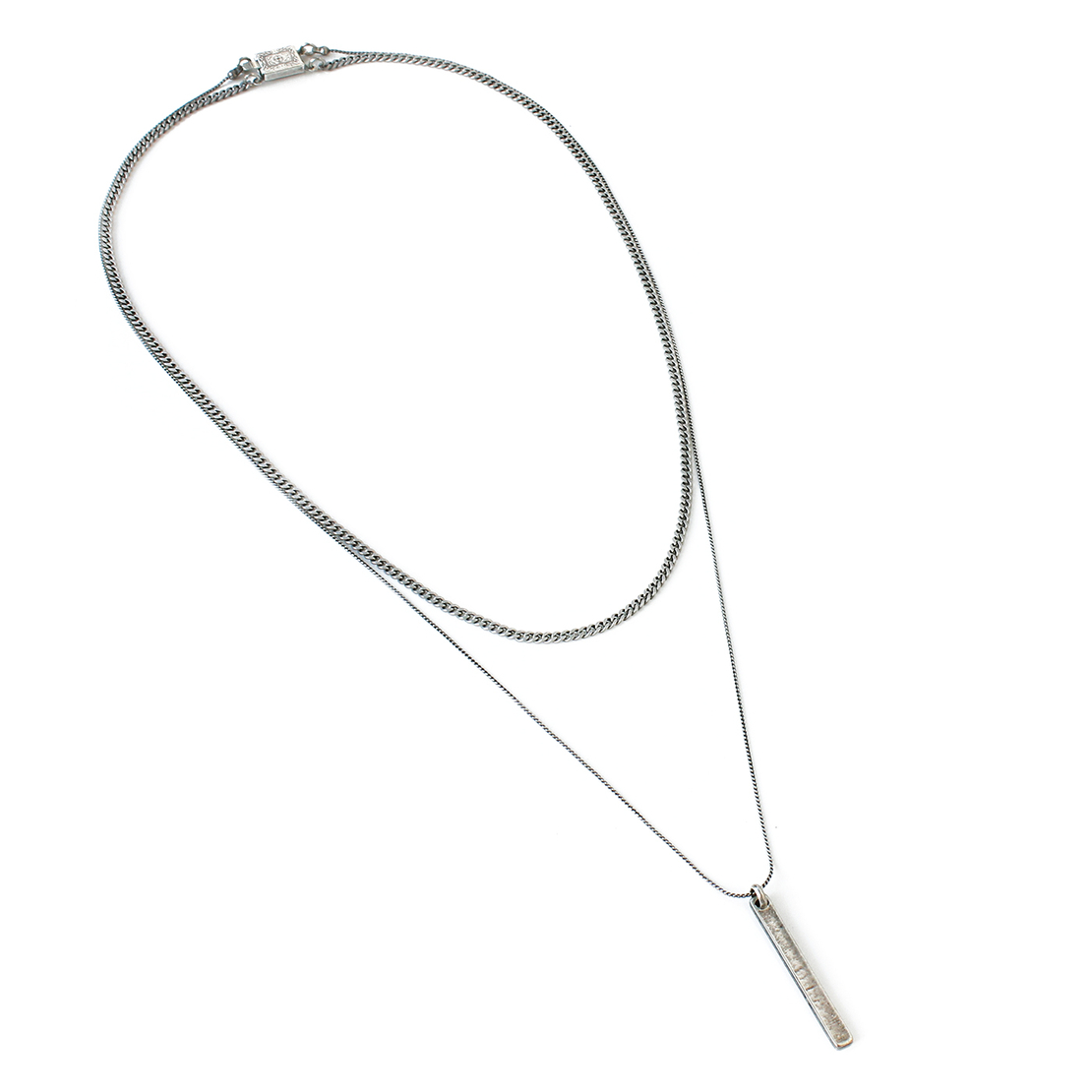 שרשרת דניס פלטה - כסף מושחר