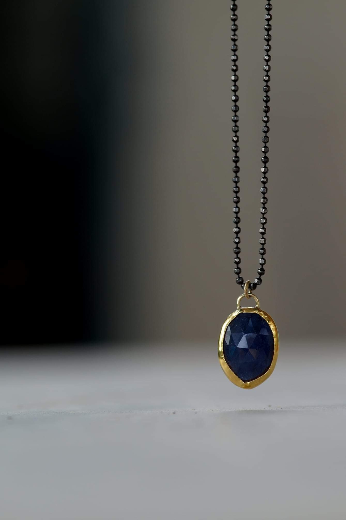 שרשרת אובל ספיר