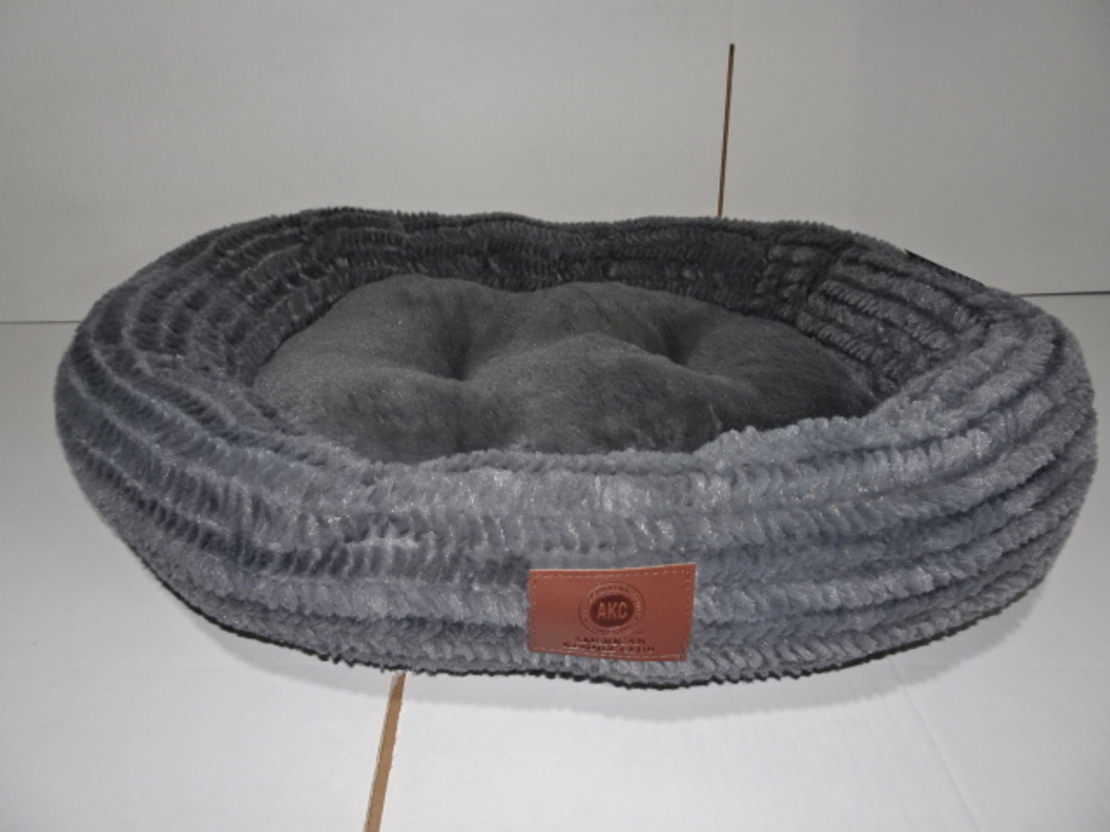מיטה לכלב בינוני פרווה קטיפתית - AKC