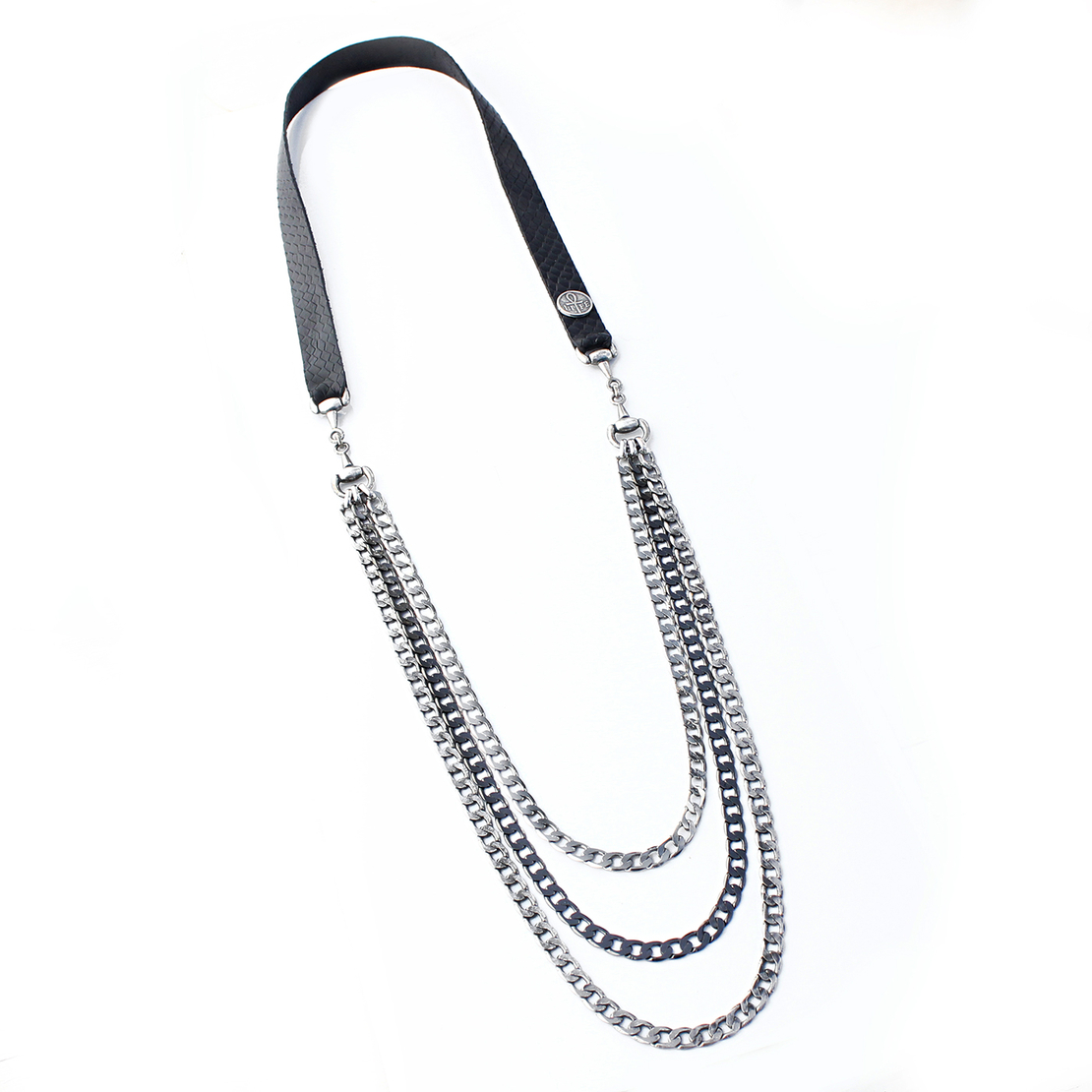 שרשרת לייף - שחור כסף