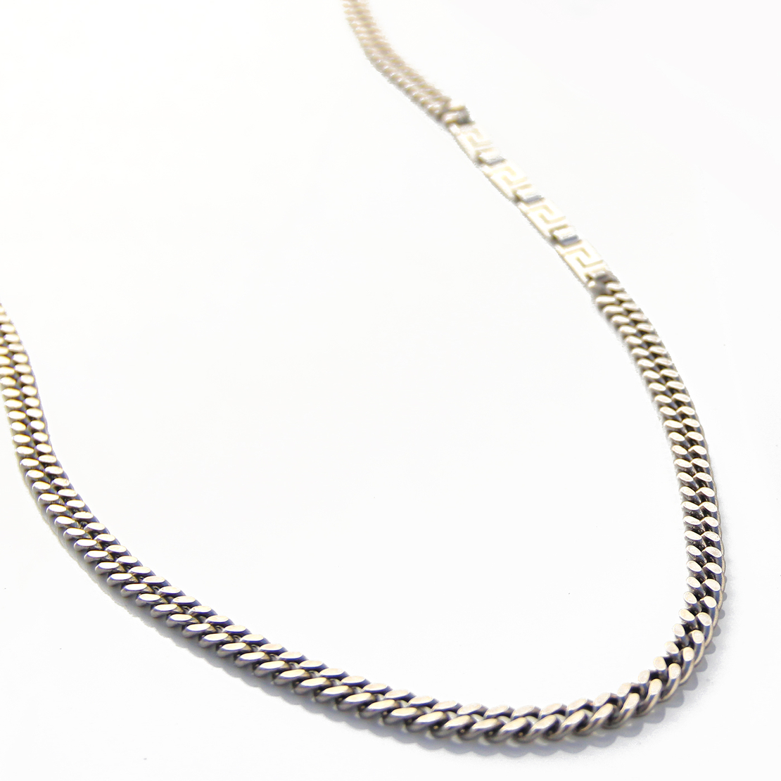 שרשרת גורמט אשלי - כסף מושחר