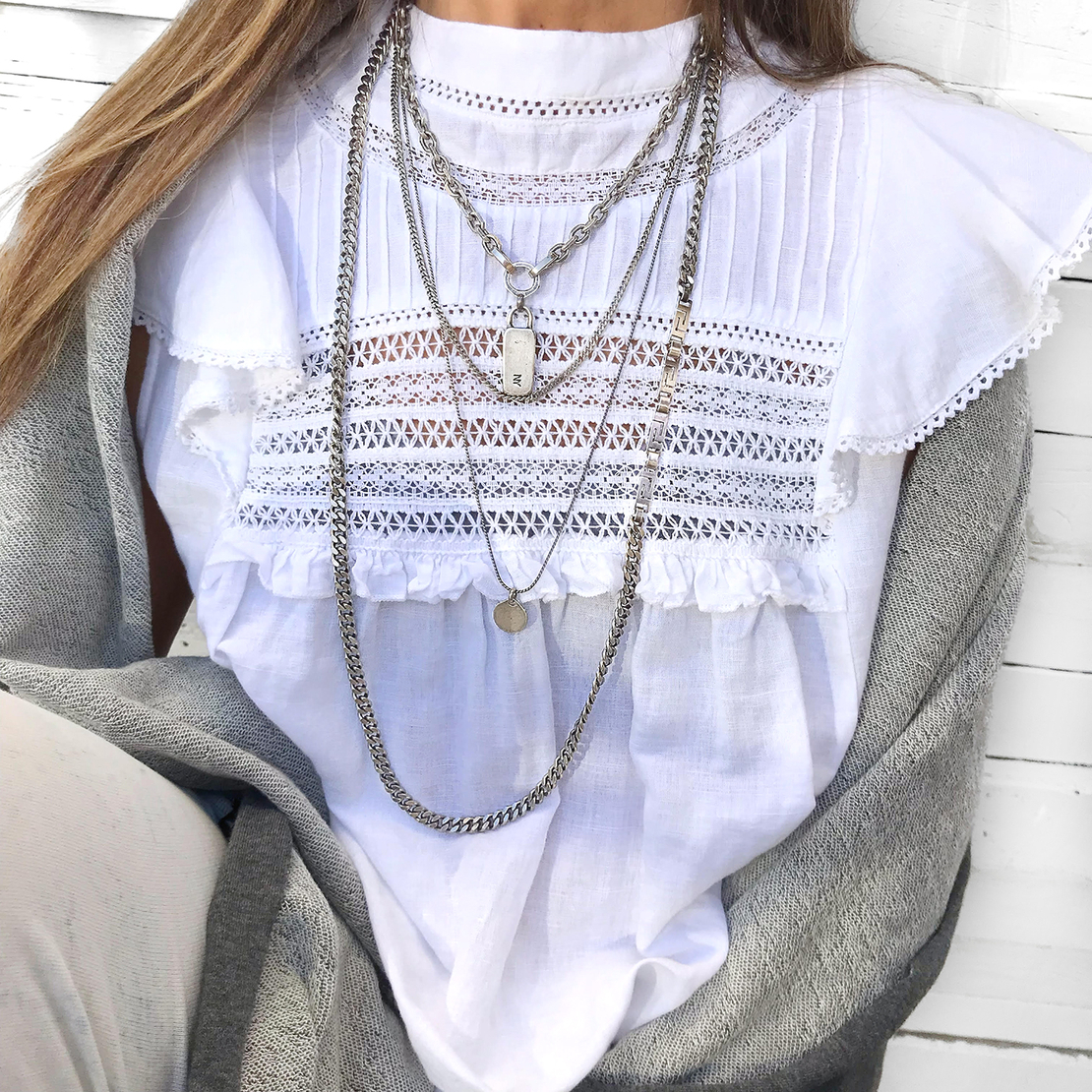 קומבינציית שרשראות - טריו סילבר