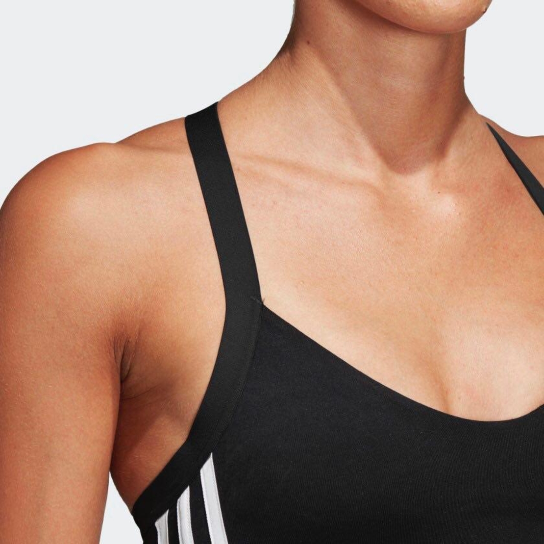 Adidas All Me 3-Stripes Bra Du1290 גוזייה ספורט לנשים. 