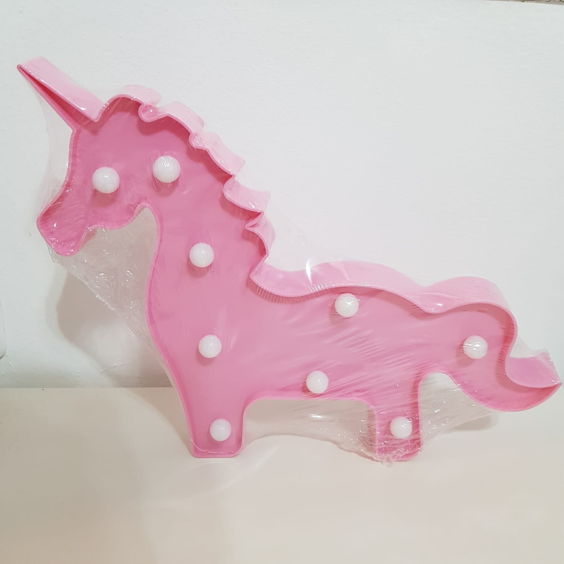 מנורת לילה - חד קרן ורוד