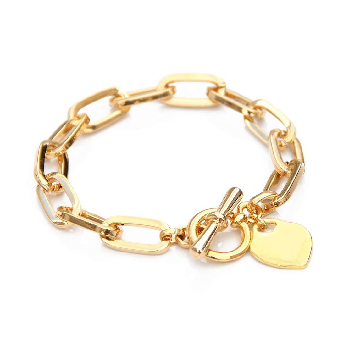 צמיד ברוקלין לב - זהוב