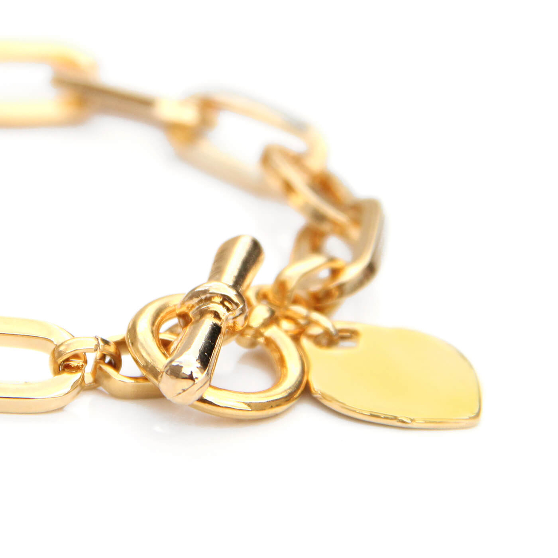 צמיד ברוקלין לב - זהוב