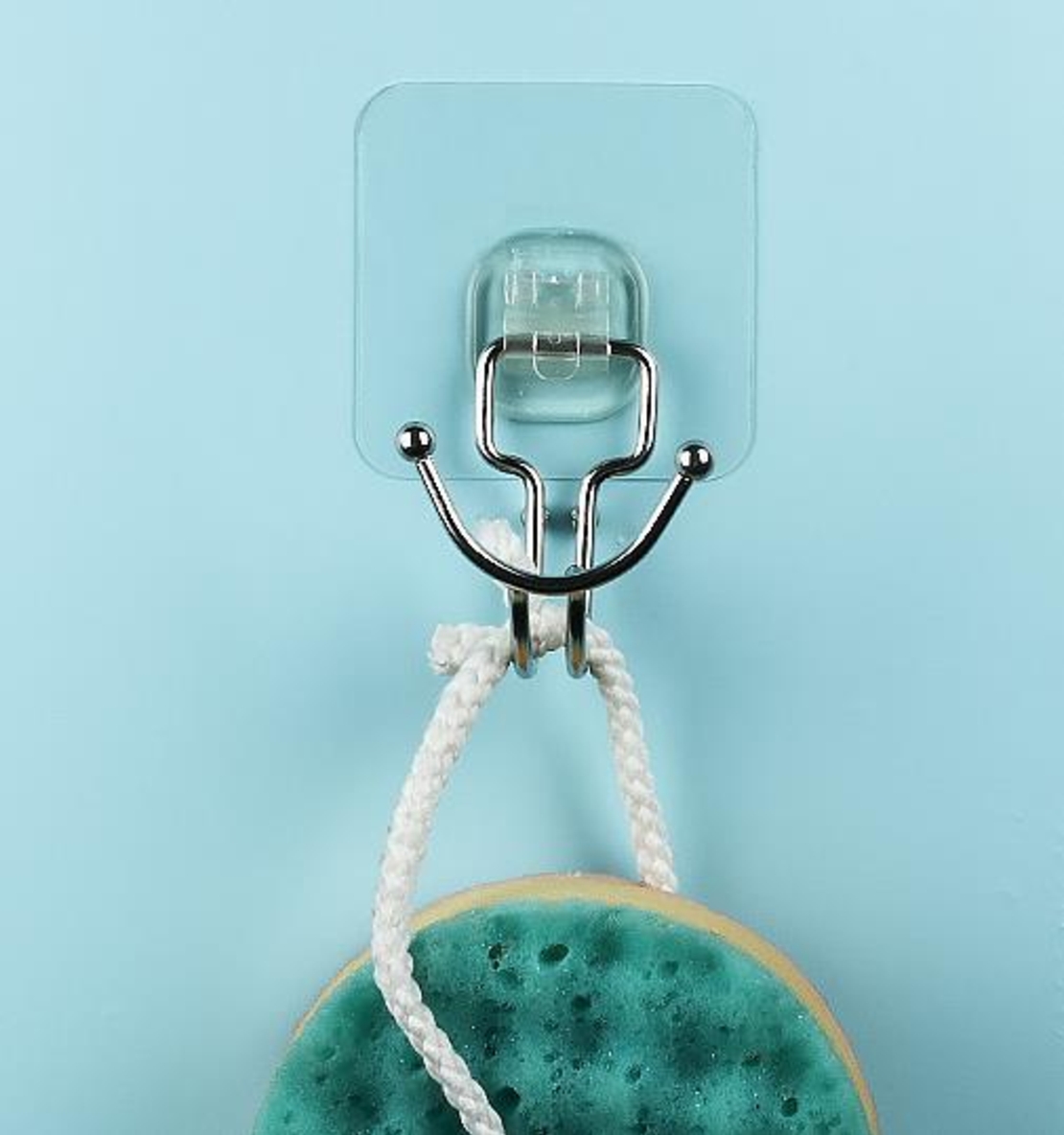 מחזיק זוג מגבות ללא קידוח עם 