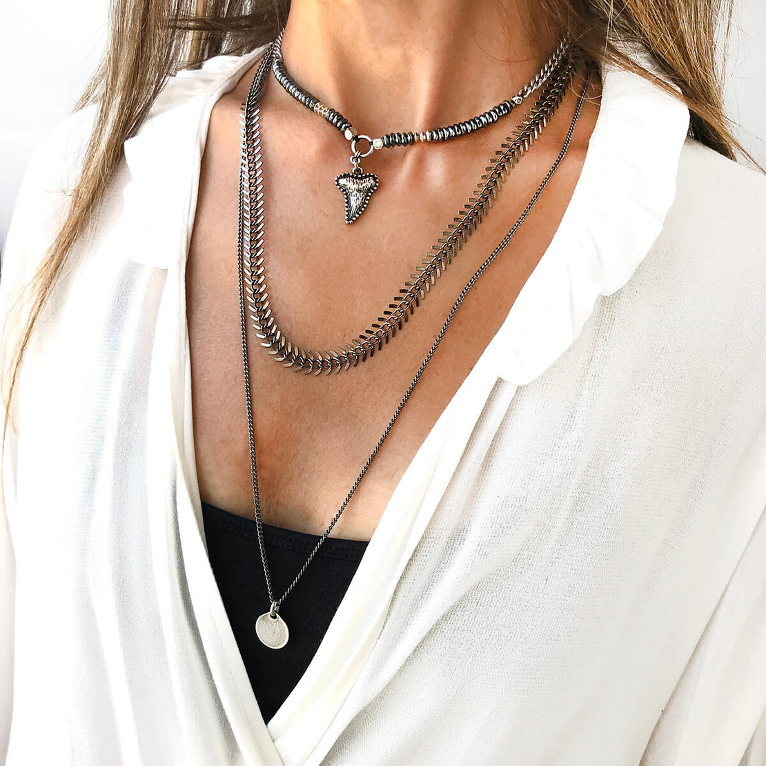 קומבינציית שרשראות - סילבר המטייט 