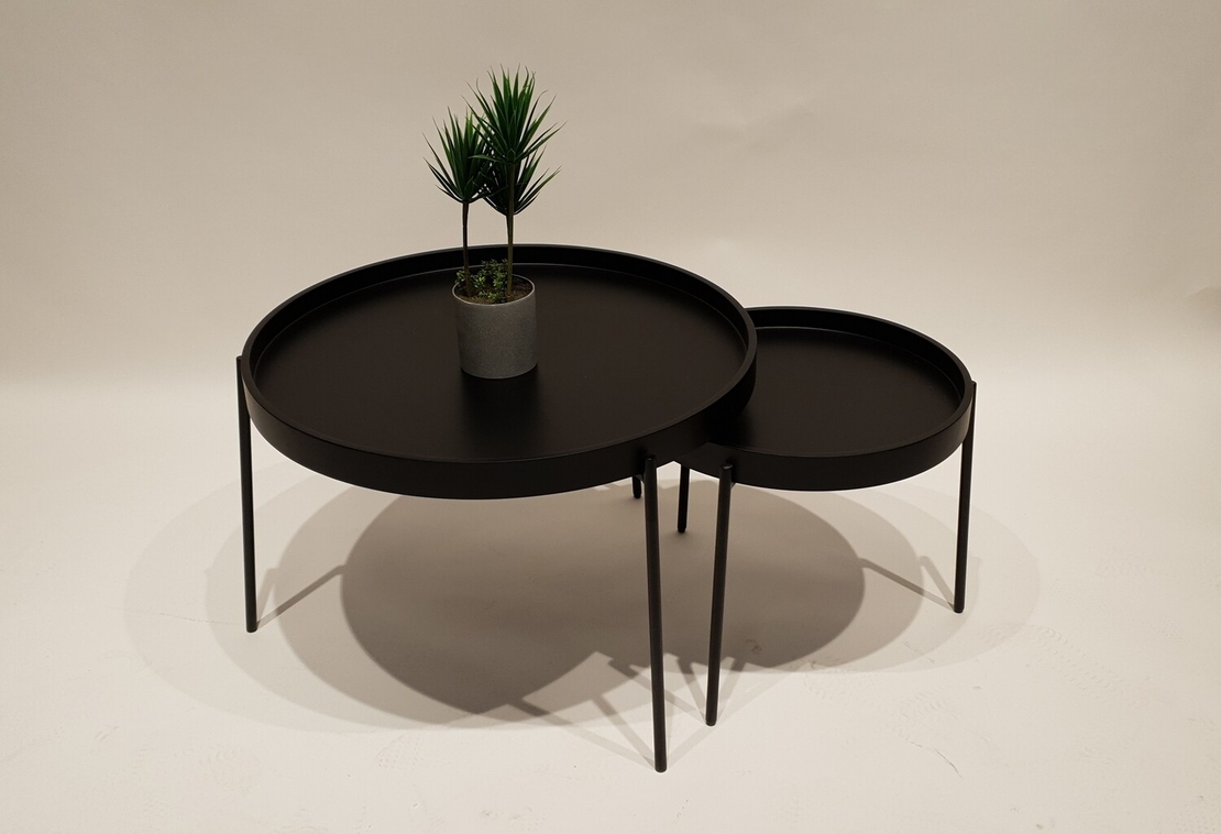 סט שולחנות לסלון דגם - מגש 